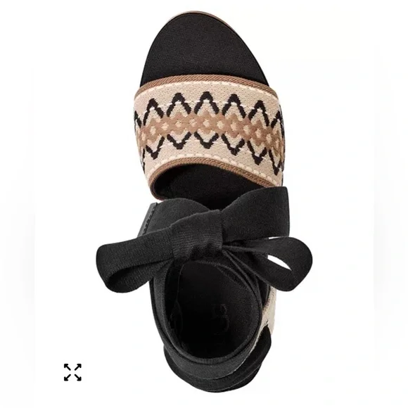 UGG Women's Abbot Ankle-Tie Espadrille Platform Wedge Sandals - Picture 3 of 9